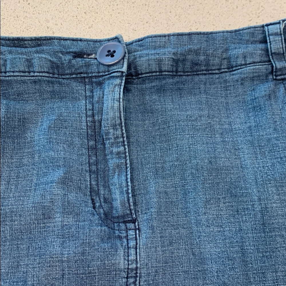 Karen Scott Blue Denim Skort - Picture 3 of 10